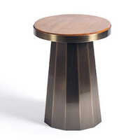 Antique Brass Slip Side Table - Color: As Per Requirement