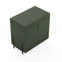 Green Bold Modular Office Side Storage