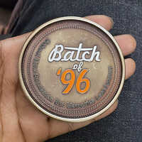 Brass Color Die Coin - Shape: Round