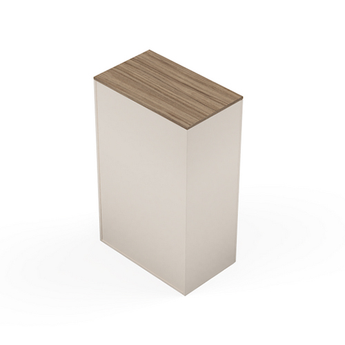 Horizon White Modular Office Side Storage