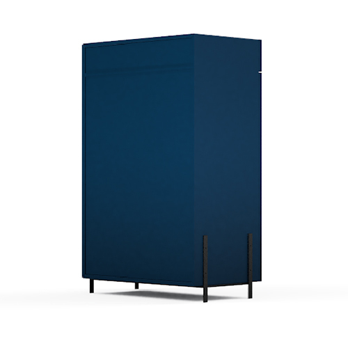 Blue Bold Modular Office Side Storage