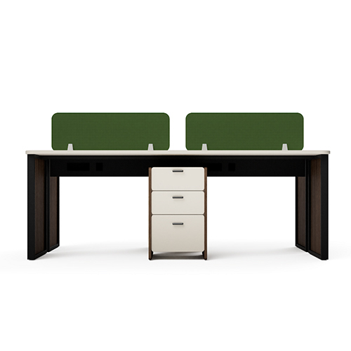 Neo 4 Seater Modular Office Workstation - Color: As Per Requirement