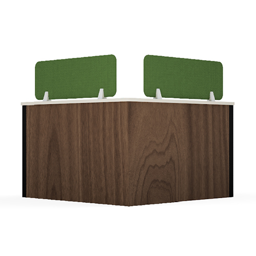 Neo Single Seater Modular Office L Shape Workstation - Color: As Per Requirement