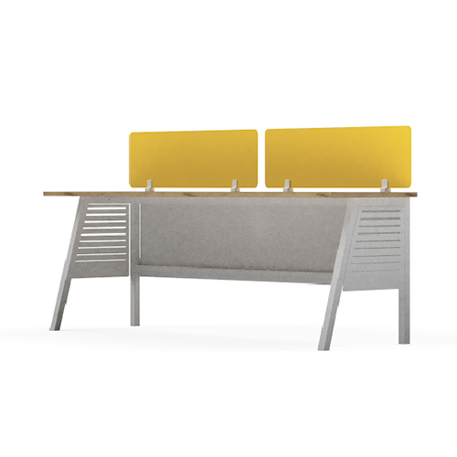 Apex 2 Seater Linear Modular Office Workstation - Color: As Per Requirement