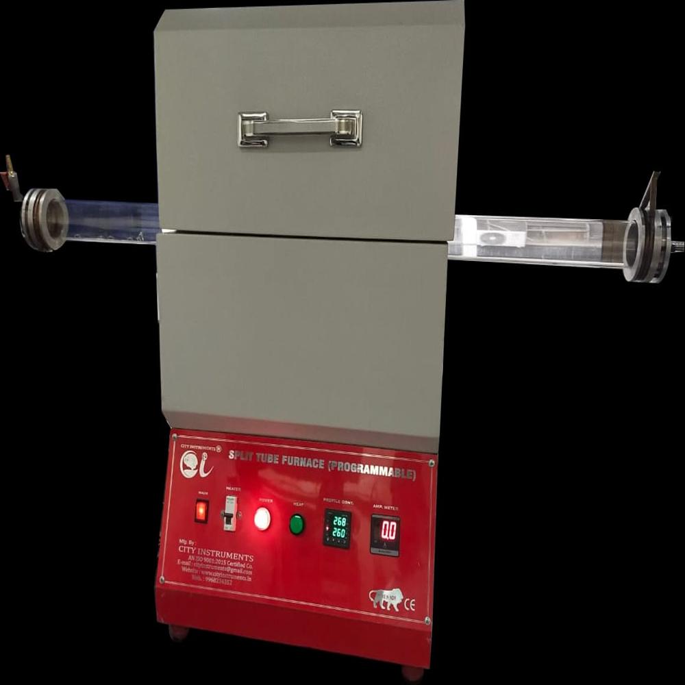 Single Zone Split Tube Furnace - 60x65x1200mm, Electric Heat Treatment With 220v Voltage And 1200c Max Temperature
