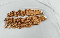 Single Donor Honey Blonde Tape-ins Human Hair Extension - Gender: Female