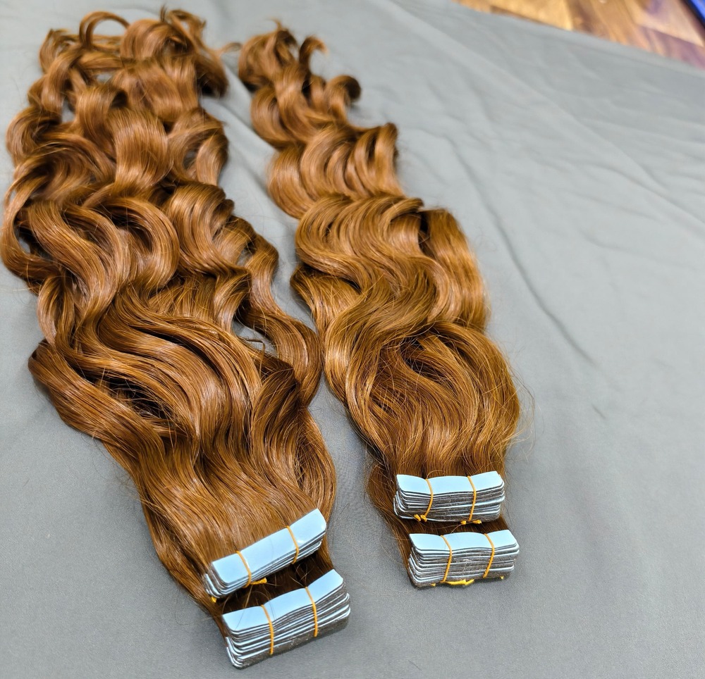 Single Donor Honey Blonde Tape-ins Human Hair Extension