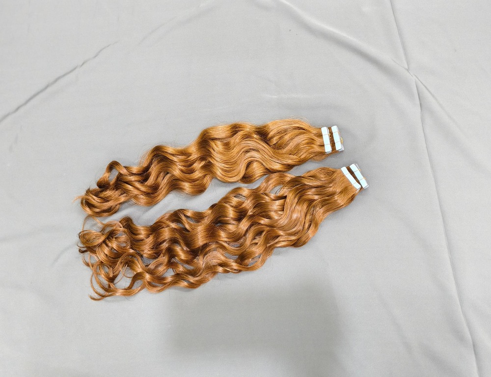 Single Donor Honey Blonde Tape-ins Human Hair Extension