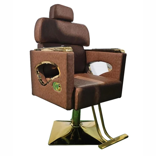 Brown Beauty Parlour Chair - Attributes: Soft