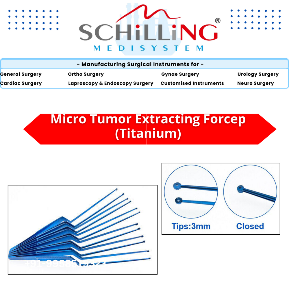 Micro Tumor Extracting Forcep  (Titanium)