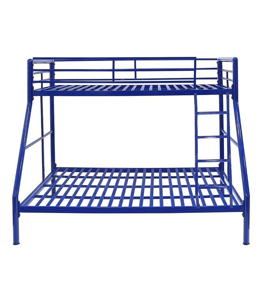Twin Metal Bunk Cot Bed (Bottom) + Single(Top) - Frame Only, Mattress Not Included