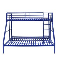 Twin Metal Bunk Cot Bed (Bottom) + Single(Top) - Frame Only, Mattress Not Included