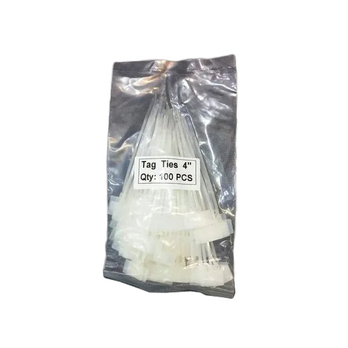 Nylon Tag Tie - Color: White