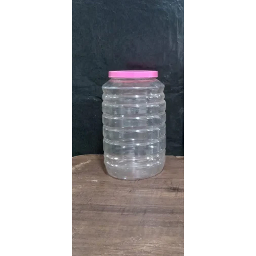 Confectionery Plastic Jars - PET Material, 2000 ML Size, Transparent Color - Rigid Structure for Durable Storage