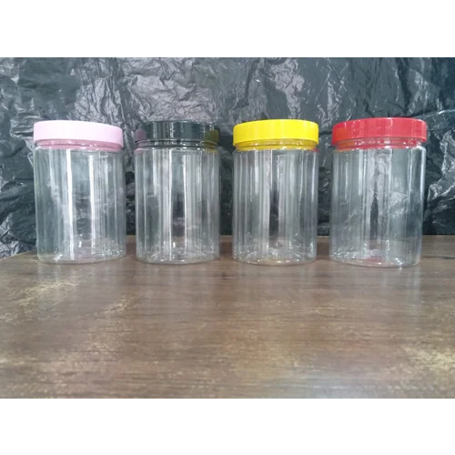 Pet Cylindrical Jar - Color: Transparent