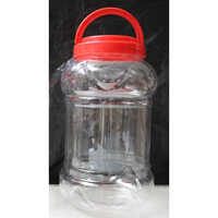 Plastic Pickle Jars - 2000 Ml, Transparent Pet Material | Rigid Build, Lightweight 105 Grams