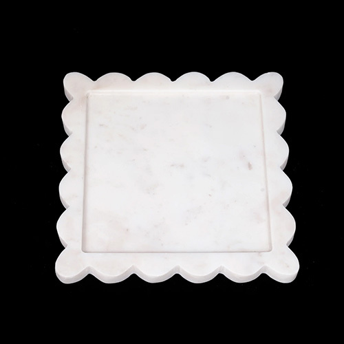 Marble Vintage Square Plate - Color: Different Available