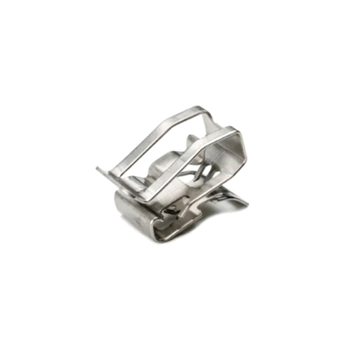 Cable Edge Clip - Stainless Steel 23mm | Silver Color, Easy Installation for Industrial Cable Management
