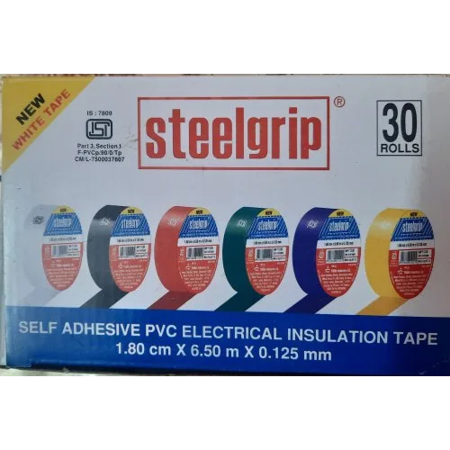 Steelgrip Pvc Tape - Warranty: 1 Year