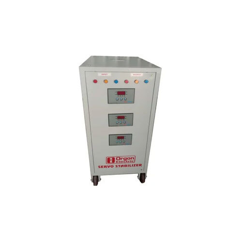 Servo Voltage Stabilizer - 50 Hz Frequency, 295V-470V Input, 380V/400V/415V Output | Industrial Use, Three Phase, 1-Year Warranty
