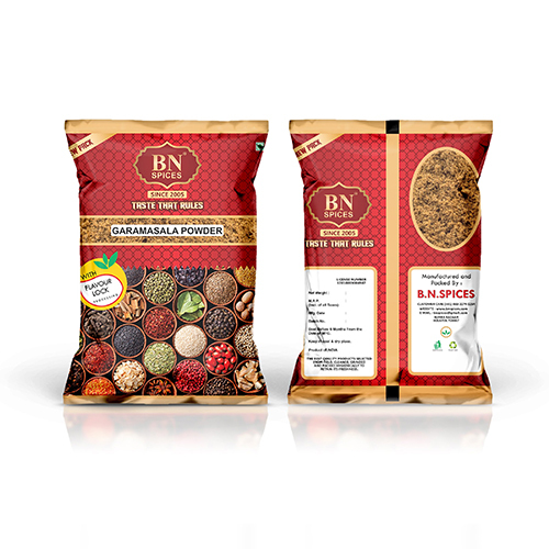 Garam Masala Powder - Food Grade Fine Powder | Up to 24 Months Shelf Life, Store in Dry Place, Ideal for Culinary Use