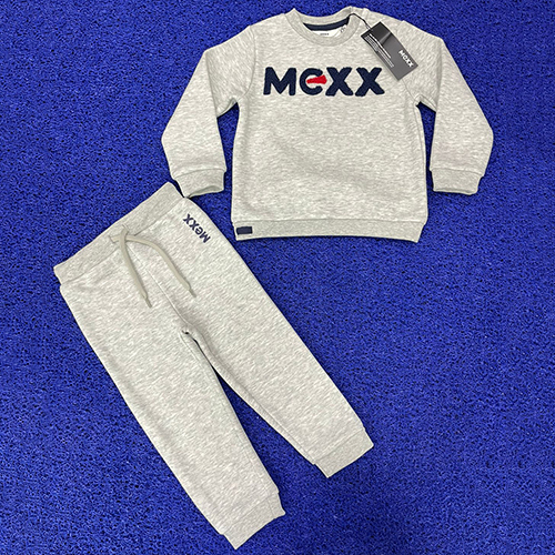 Kids White Loopknit Set