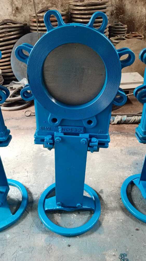 Mild Steel Pulp Valve - Color: Blue