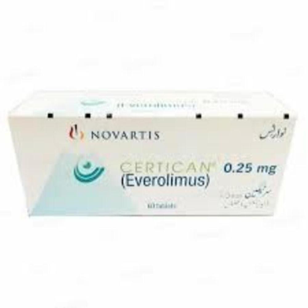 Certican 0.25 mg Tablet (Everolimus 0.25 mg)