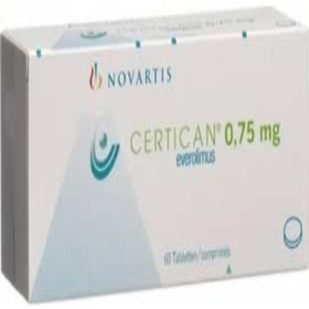 Certican 0.75 mg Tablet (Everolimus 0.75 mg)