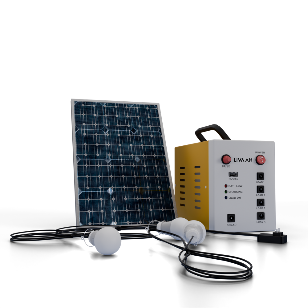 Livaah Portable Solar Solutions - Max Voltage: 220 Volt (V)