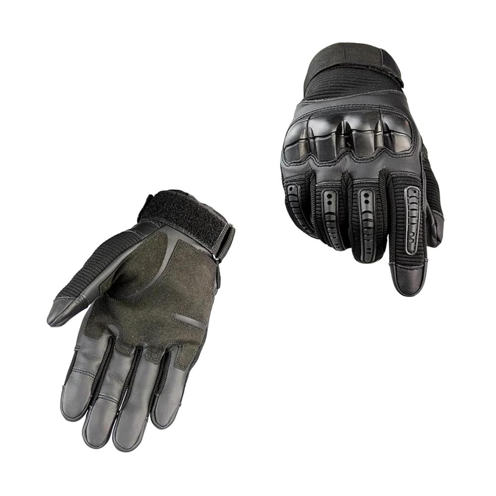 Tactical Gloves - Black Cloth, 100 Grams | Multi-purpose For Biking, Hunting, And Industrial Use
