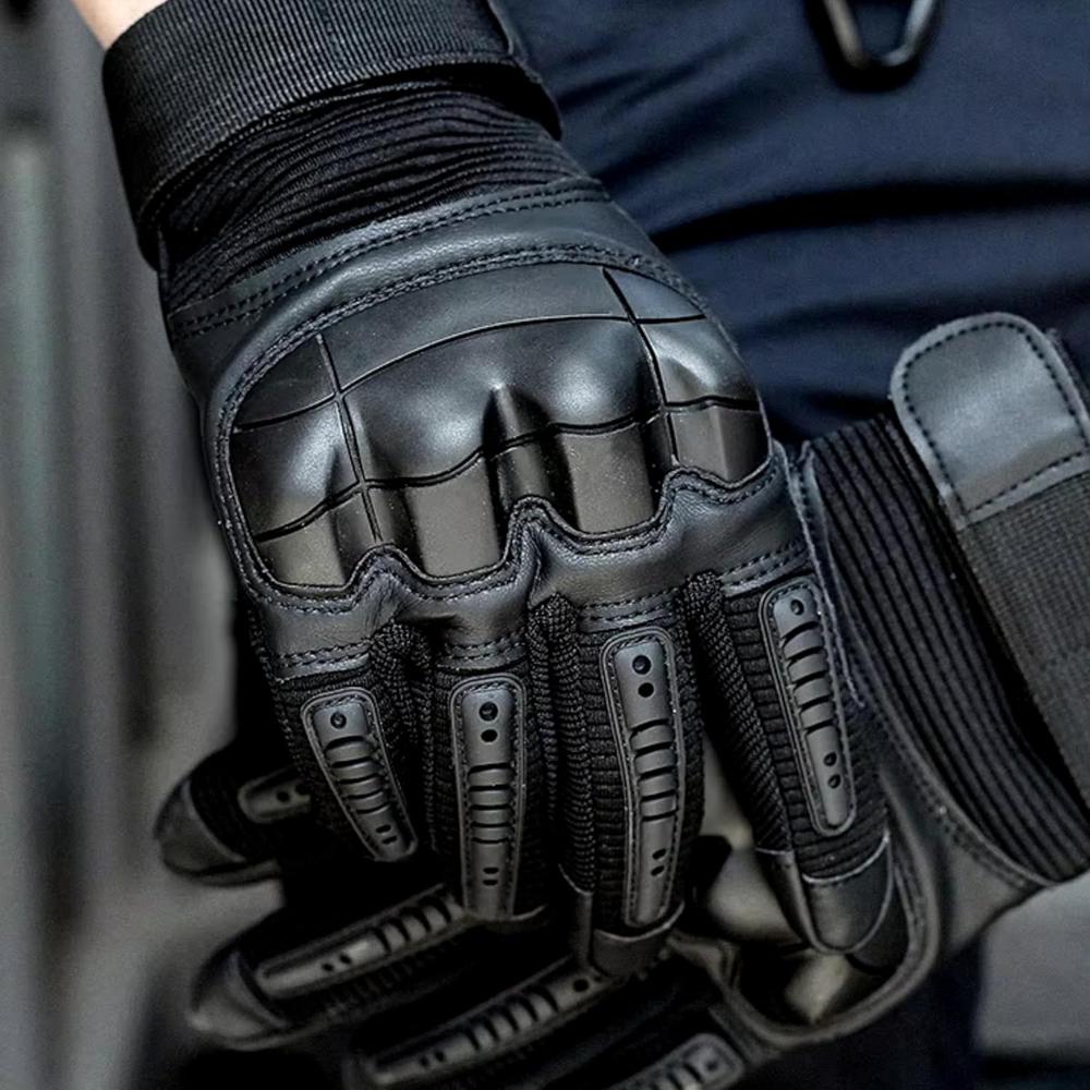 Tactical Gloves - Black Cloth, 100 Grams | Multi-purpose For Biking, Hunting, And Industrial Use