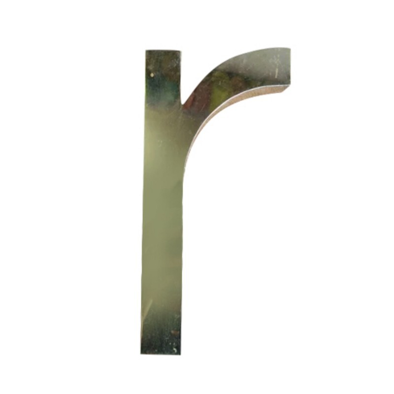 Stainless Steel Letter - Golden Finish, 6mm Thick | Durable, ASTM Standard, Multiple Grades Available