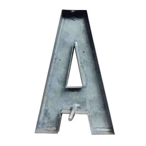Silver Stainless Steel Letter - Astm Standard 20x10 Mm Silver Color 6 Mm Thickness | Polished Finish Multiple Grade Options Versatile Usage
