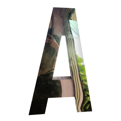 Stainless Steel Rose Gold Letter - Steel Standard: Astm