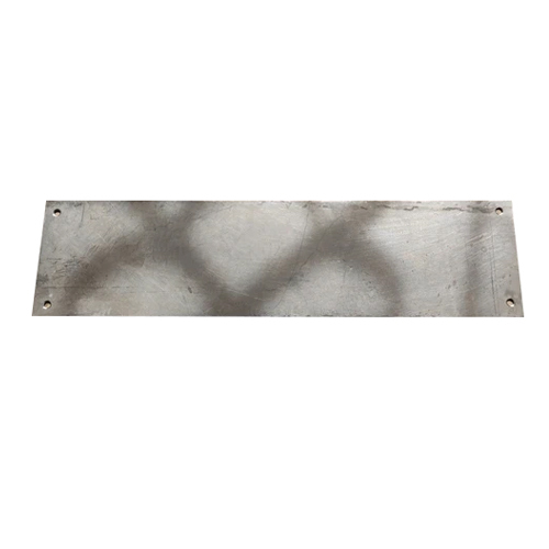 Name Plate - Aluminium 10 X 4 Mm Silver Color 5 Mm Thick Rectangular Shape | Durable Customizable For Office Use