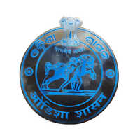 Round Aluminium Name Plate - Dia 20, Black | Durable 5mm Thick Design, Perfect For Personalizing Your Home Space