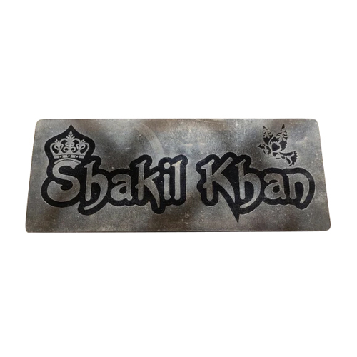 Stainless Steel Name Plate - Application: Home