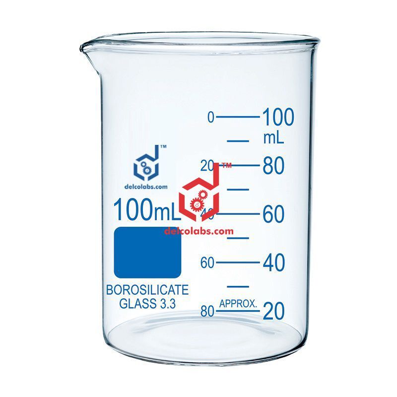 Laboratory Beakers - Glass Various Sizes Transparent | High Quality Ideal For Laboratory Use