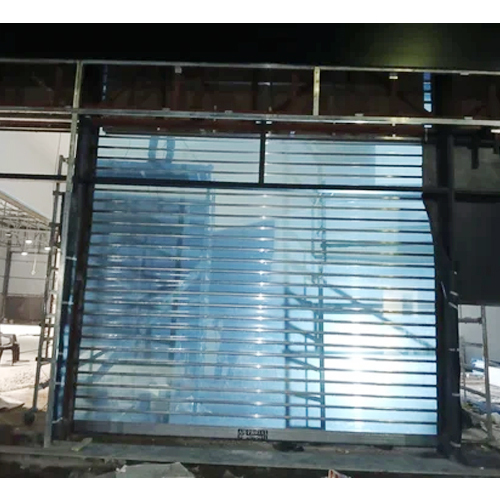 Polycarbonate Strip Rolling Shutter - Color: Silver