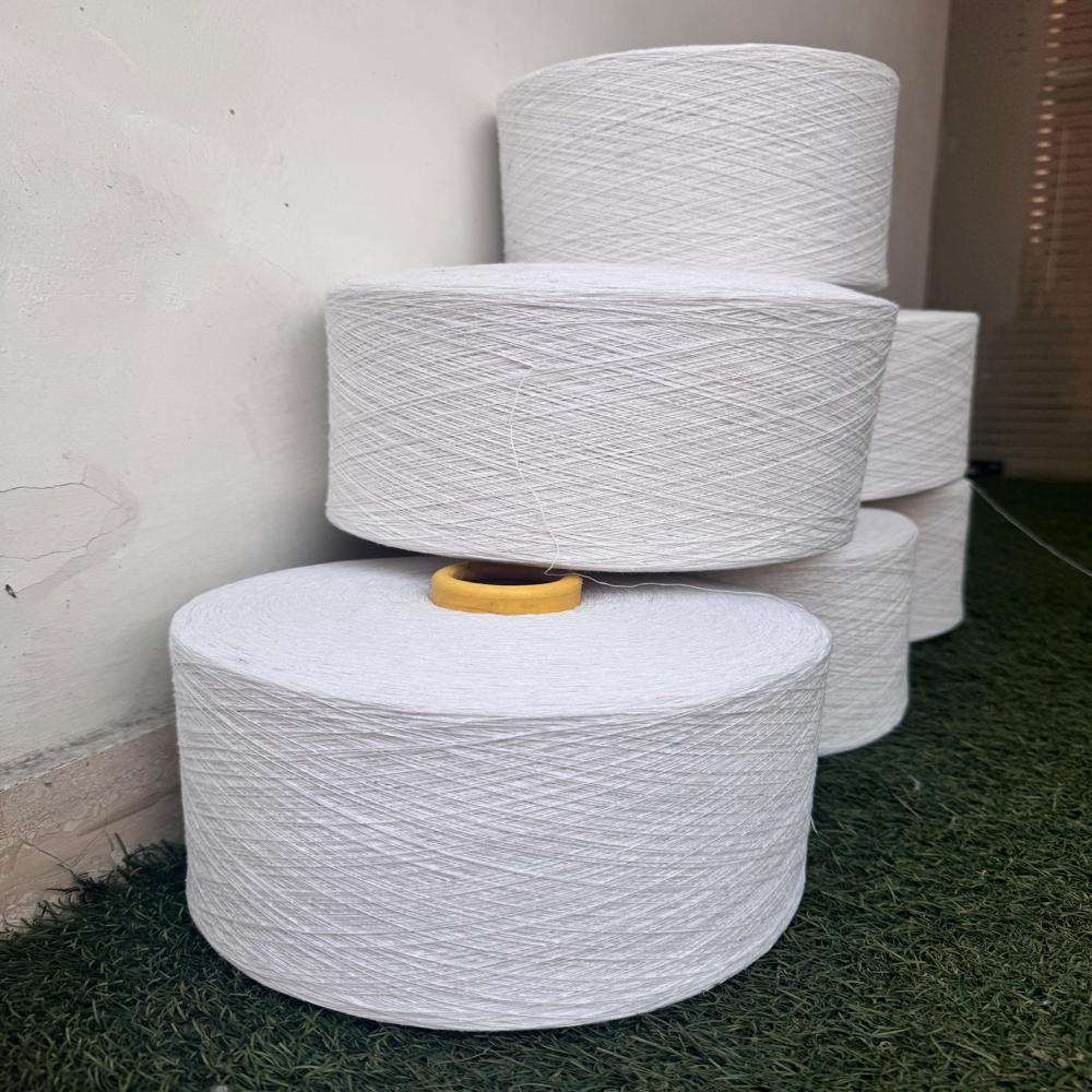 Bleach White Cotton Yarn - Application: Weaving
