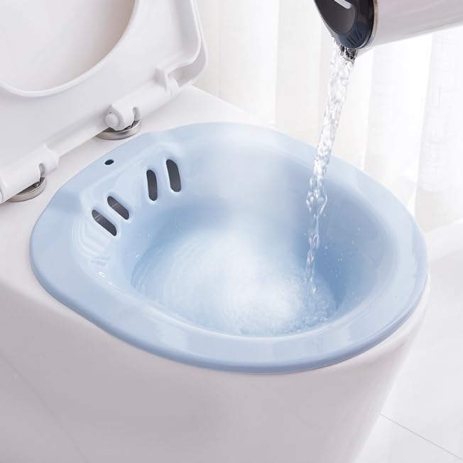 Sitz Bath For Toilet Hemorrhoids - Color: Blue
