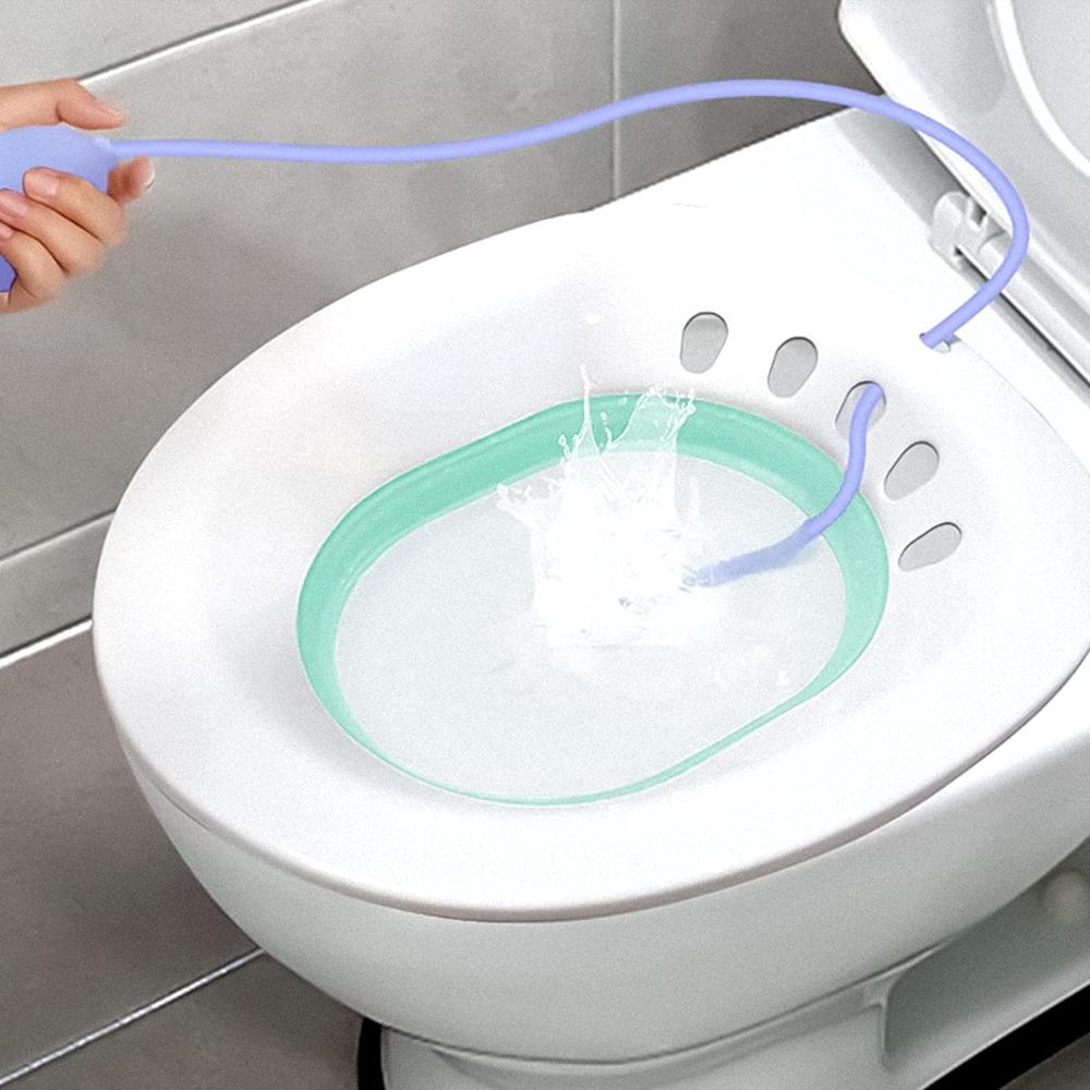 Sitz Bath For Toilet Hemorrhoids - Color: Blue