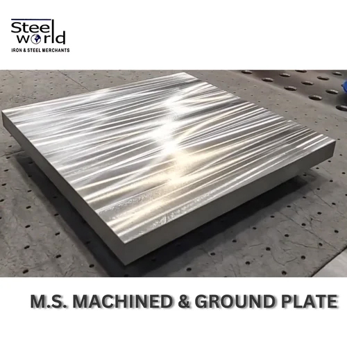 Ms Machined And Ground Finish Plates - Color: Silver