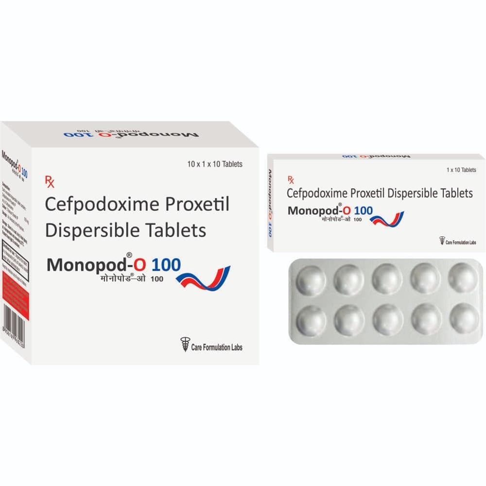 Cefpodoxime  Proxetil  Dispersible 100 mg.   tablet
