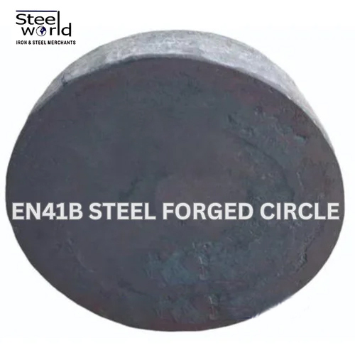 En41B Steel Forged Circle - Color: Silver