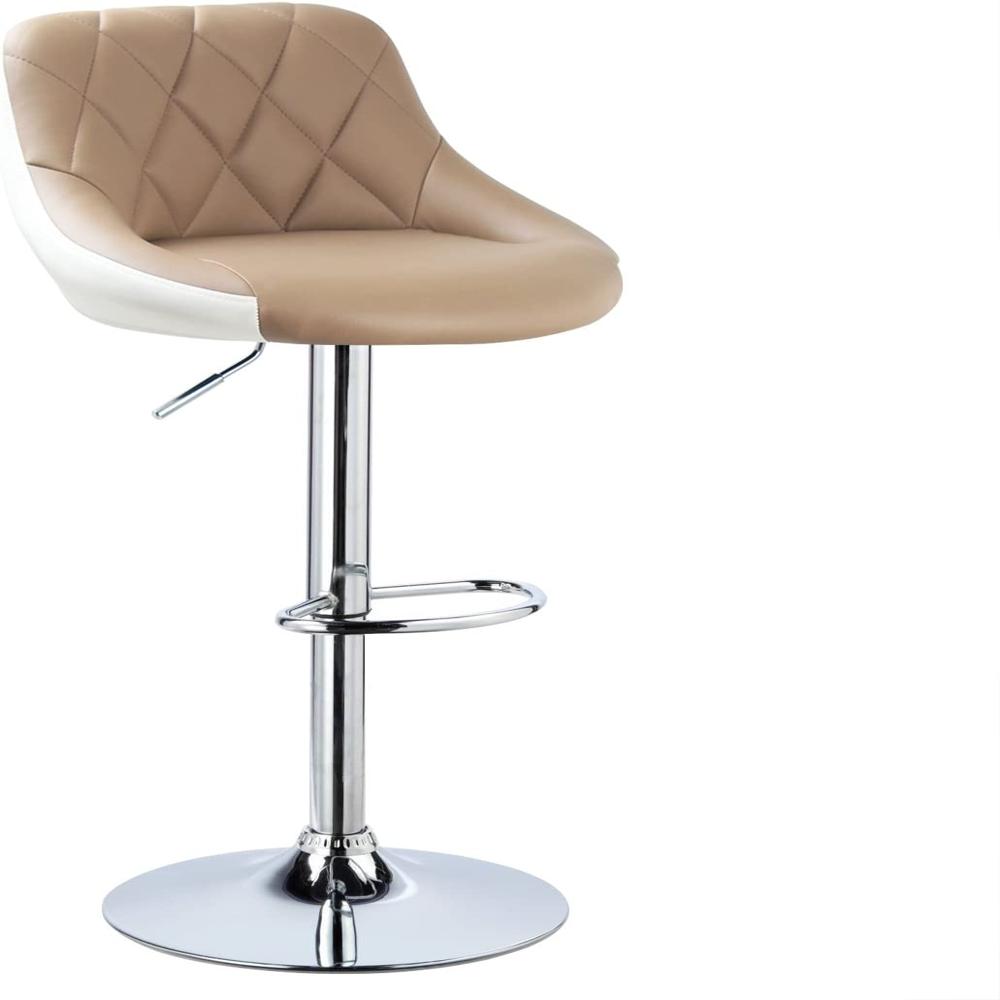 Oakcraft Louver Bar Stool for Breakfast Dining Stool Kitchen Island Counter Solid Wood Bar Stool