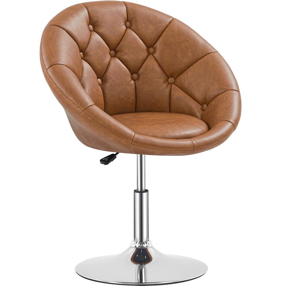 Oakcraft Leather Bar Stool  