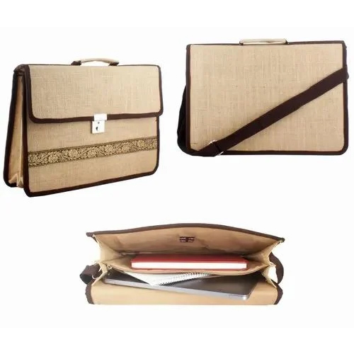 Tape Brown Corporate Jute Bag - Feature: High Quality