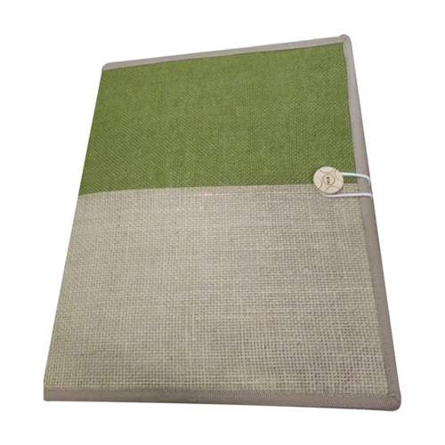 Jute Plain File Folder - Size: 20X15X2 Cm